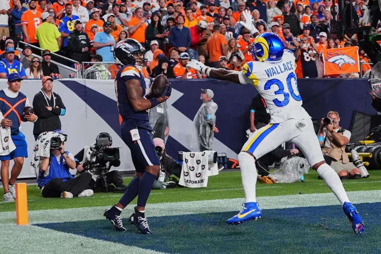 Late pass interference call on Rams negates interception, swings momentum as Broncos win 30-26